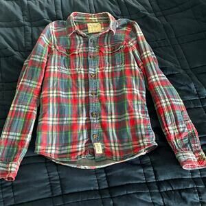 Abercrombie & Fitch Men’s Flannel Plaid Size Large